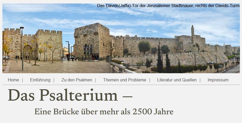 Eingangsseite Hymnarium.de